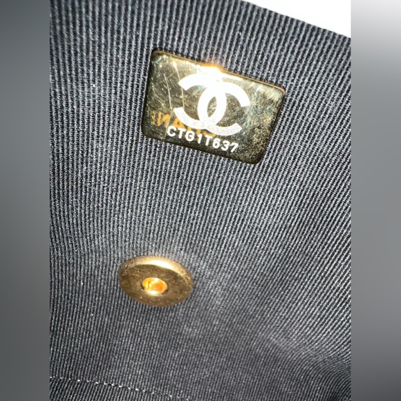 Chanel flap bag Chain soul mini caviar white - Picture 10 of 16